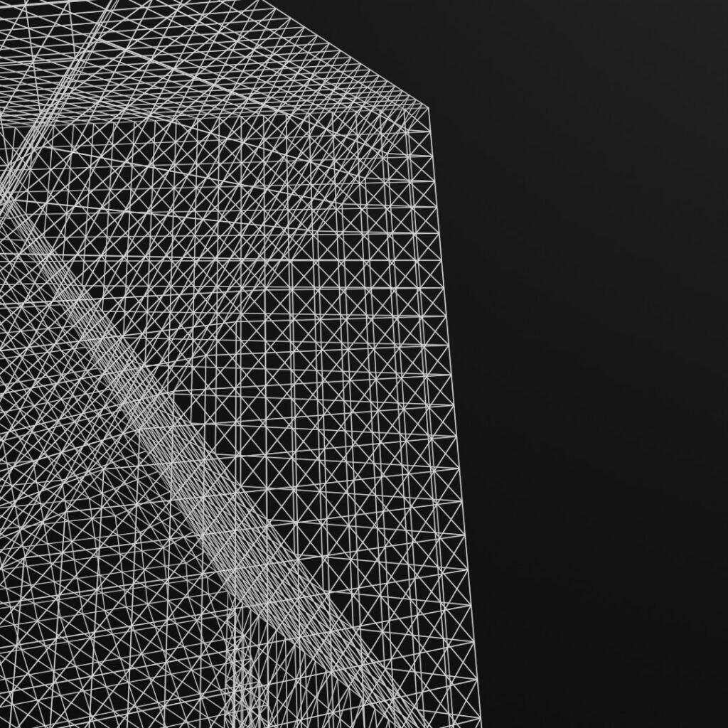 Abstract wireframe